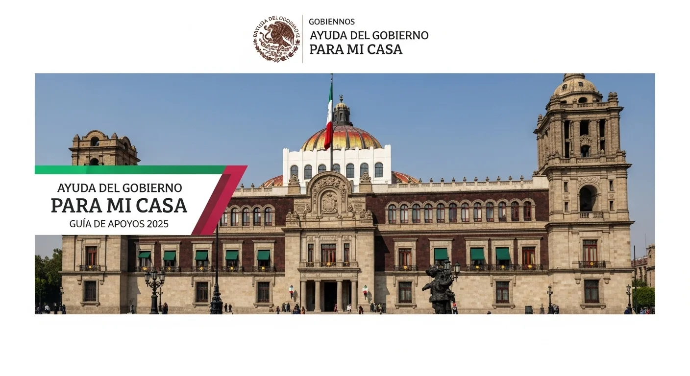 Palacio Nacional, sede del gobierno de México, donde se planean los programas de ayuda para vivienda.