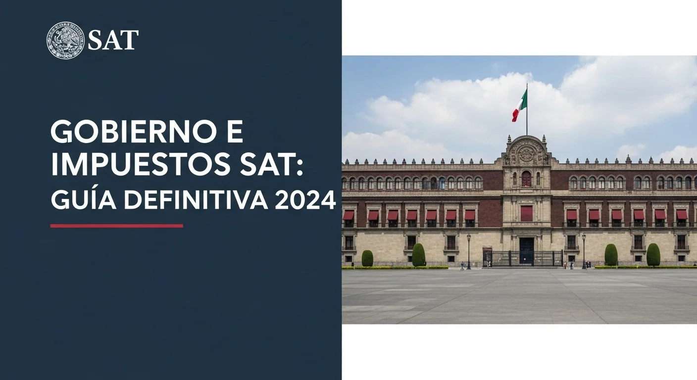 Palacio Nacional de México, sede del gobierno federal, financiado con la recaudación de Impuestos Sat.