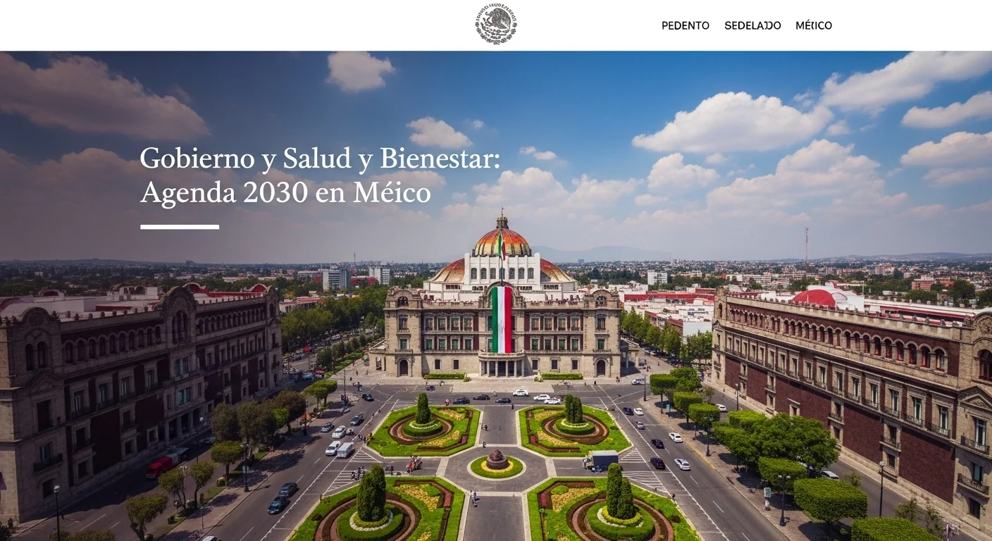 Vista del Palacio Nacional de México, simbolizando las decisiones del gobierno federal sobre salud y bienestar