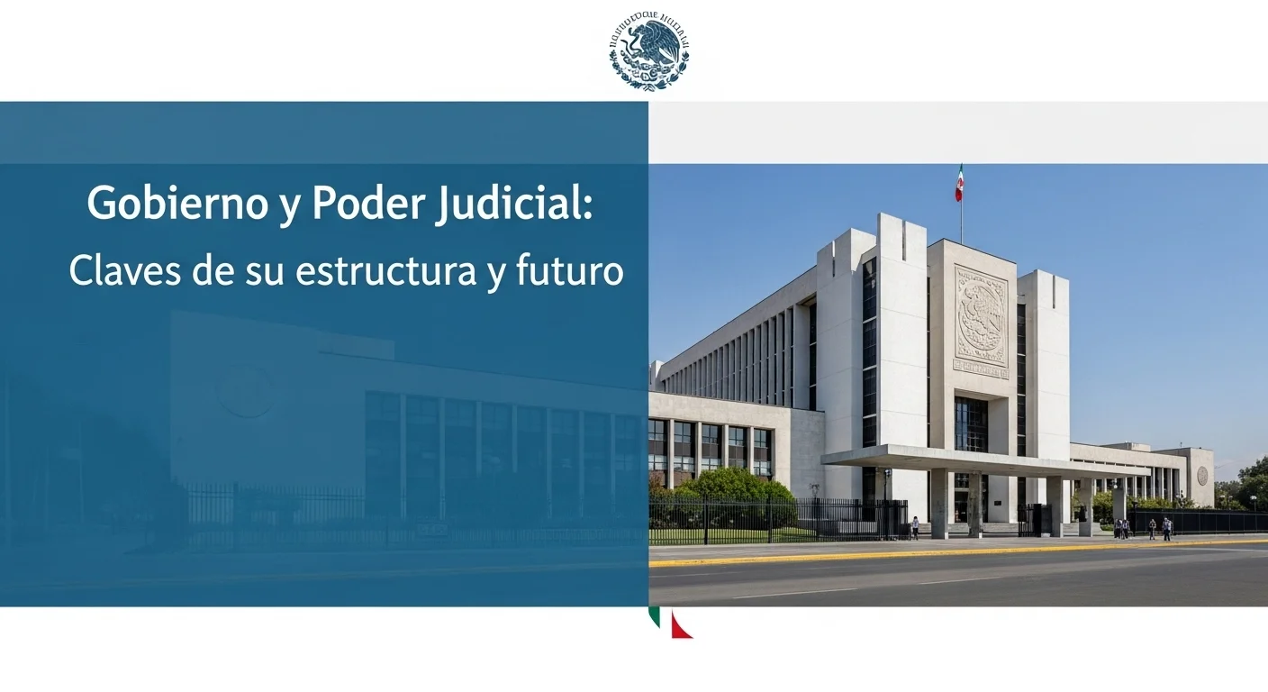 Edificio de la Suprema Corte de Justicia de la Nación, símbolo del Poder Judicial y su relación con el gobierno mexicano