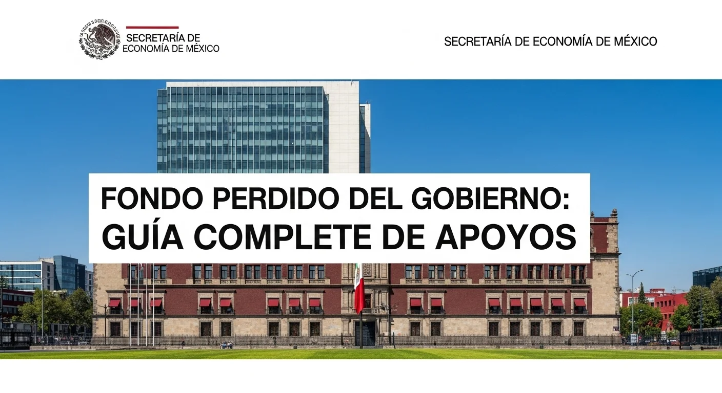 Edificio de la Secretaría de Economía de México, dependencia clave en la creación y gestión de programas de gobierno y apoyos para emprendedores.