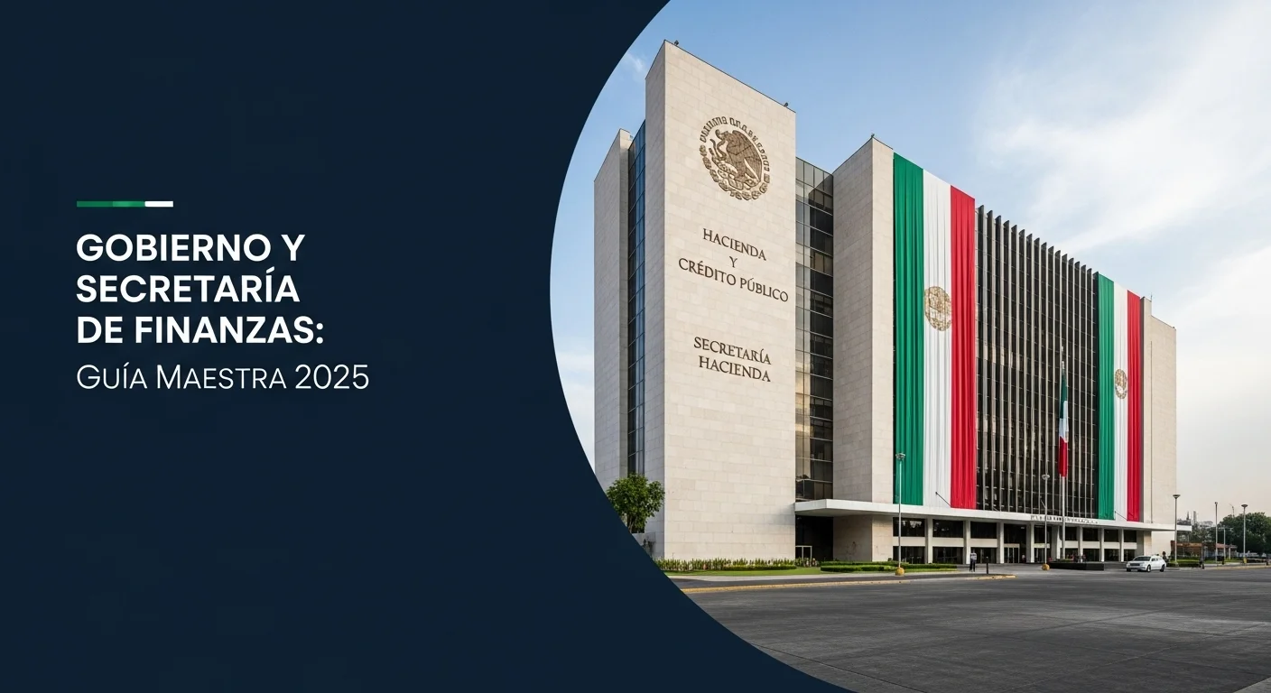 Edificio de la Secretaría de Hacienda y Crédito Público en México, representando a la Secretaría de Finanzas y al gobierno.