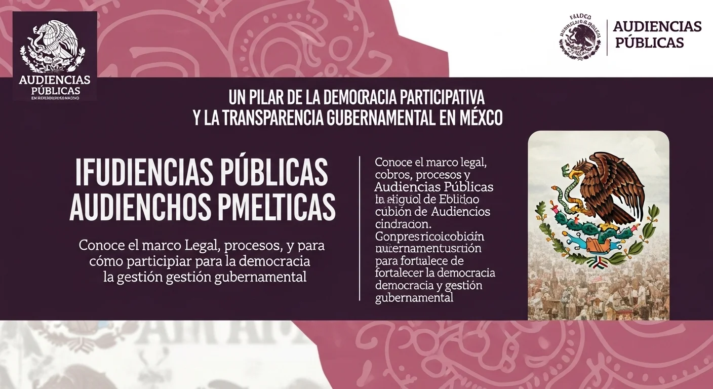 Audiencias Públicas: Un Pilar de la Democracia Participativa y la Transparencia Gubernamental en México