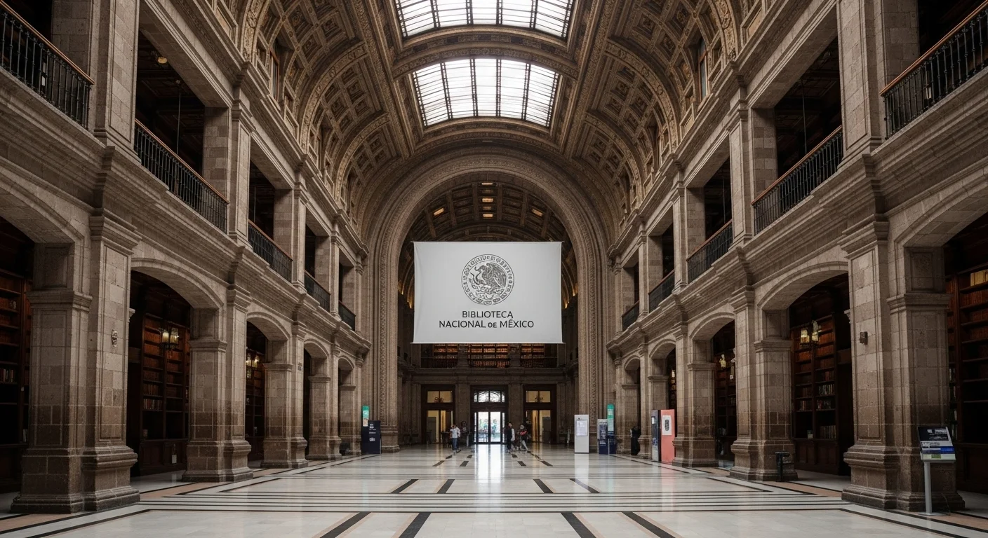 Imagen: Biblioteca Nacional de México: Pilar de la Memoria y el Conocimiento Nacional