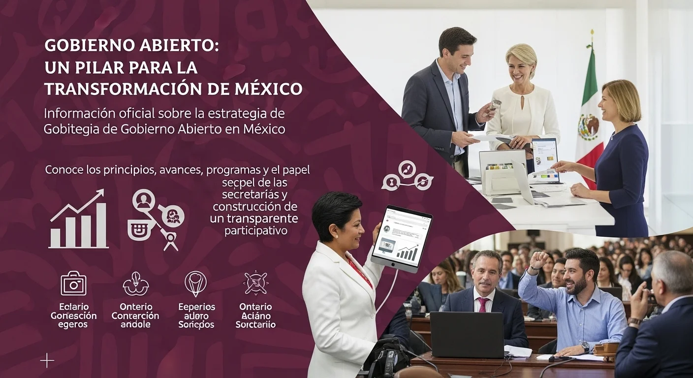 Imagen: Gobierno Abierto: Un Pilar Fundamental para la Transformación de México