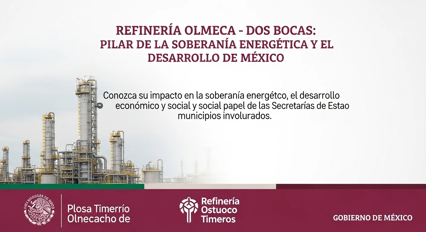 Refinería Olmeca - Dos Bocas: Pilar de la Soberanía Energética y el Desarrollo de México