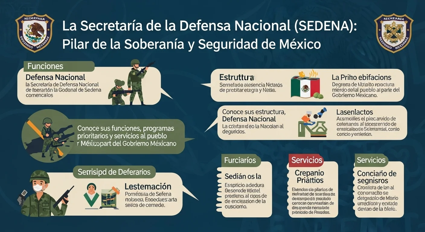 Imagen: La Secretaría de la Defensa Nacional (SEDENA): Funciones, Estructura y Contribución al Estado Mexicano